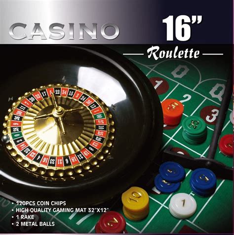 Roulette Set With 16 Inch Wheel .